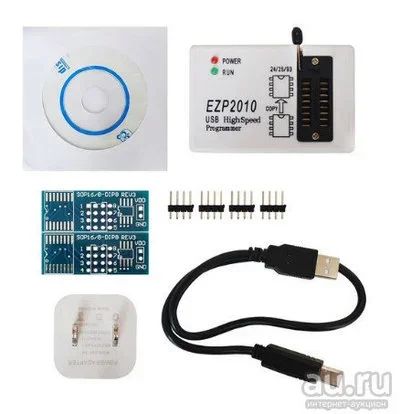 Лот: 11404617. Фото: 1. Программатор EZP2010 flash, eeprom... Микроконтроллеры