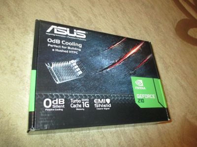 Лот: 6980470. Фото: 1. Видеокарта asus geforce 210 silent. Видеокарты