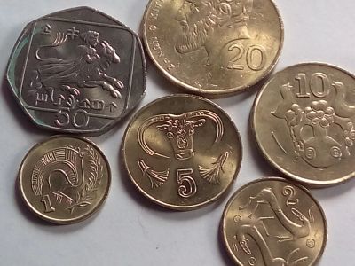 Лот: 16755553. Фото: 1. Набор монет Кипра, 6 шт. Наборы монет