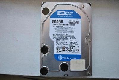Лот: 3927215. Фото: 1. Жесткий диск SATA 500Gb, неисправный... Жёсткие диски (HDD)