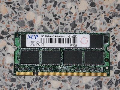 Лот: 1329327. Фото: 1. 1Гб SO-DIMM DDR PC3200 для стареньких... Оперативная память