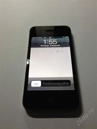 Лот: 1523026. Фото: 1. iPhone 4 16GB, Black, Neverlock... Смартфоны