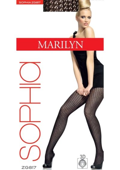 Лот: 8817814. Фото: 1. колготки marilyn 817 sophia nero... Колготки, чулки