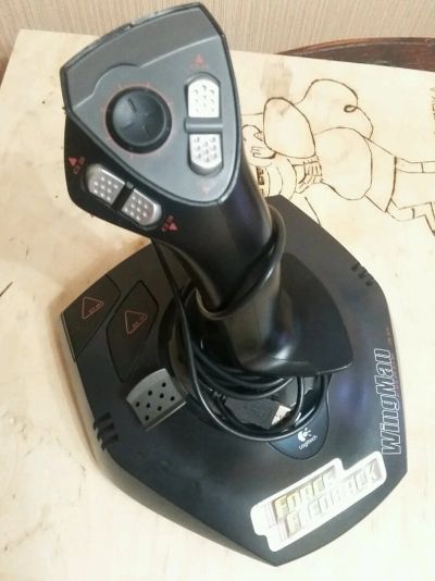 Лот: 10303415. Фото: 1. Джойстик Logitech WingMan. Рули, джойстики