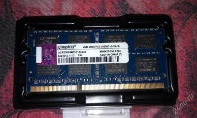 Лот: 1845557. Фото: 1. Kingston DDR3 SODIMM 2Gb 1333MHz... Оперативная память
