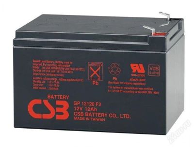 Лот: 2805735. Фото: 1. Аккумулятор CSB GP-12120F2 (12V... ИБП, аккумуляторы для ИБП