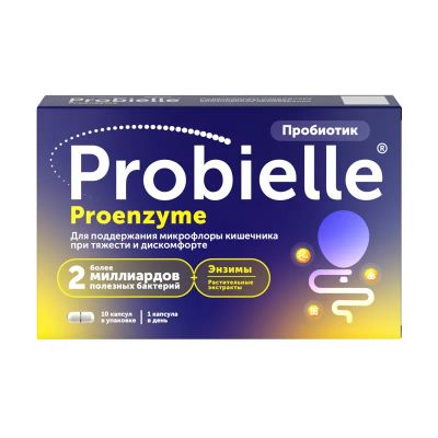 Лот: 23723211. Фото: 1. Probielle Proenzyme Пробиотик... Лекарства