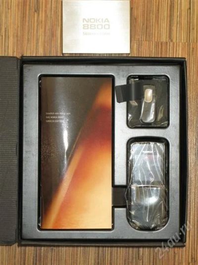 Лот: 791220. Фото: 1. Nokia 8800 Sirocco Black!!! Черная... Кнопочные мобильные телефоны
