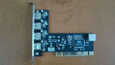 Лот: 5509813. Фото: 1. Контроллер PCI на USB 2.0x5 4... Платы расширения, контроллеры, доп. порты
