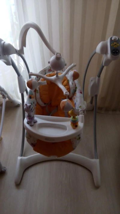 Лот: 6221479. Фото: 1. Качеля Graco. Ходунки, прыгунки, качели