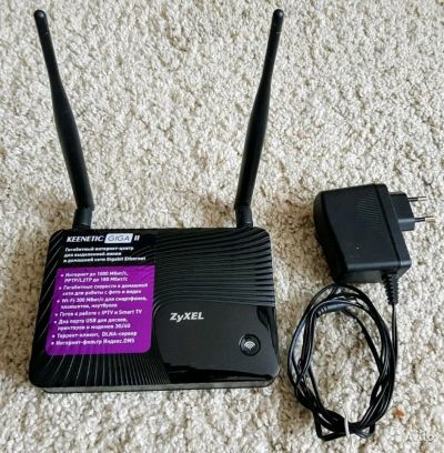 Лот: 17526965. Фото: 1. Wi-Fi роутер Zyxel Keenetic Giga... Маршрутизаторы (роутеры)