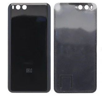 Лот: 14834883. Фото: 1. Задняя крышка Xiaomi Mi 6 Черный. Дисплеи, дисплейные модули, тачскрины