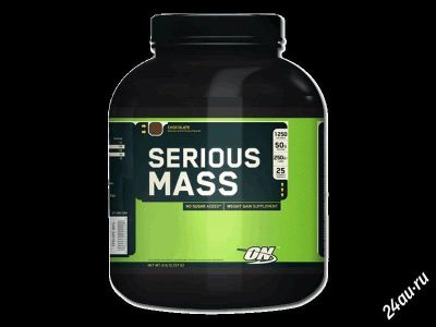 Лот: 2300457. Фото: 1. Гейнер Optimum Nutrition Serious... Спортивное питание, витамины