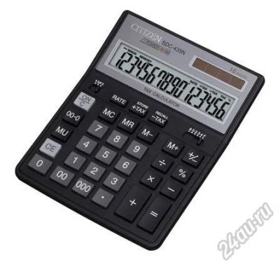 Лот: 5548912. Фото: 1. Калькулятор Citizen SDC-435N 16... Калькуляторы