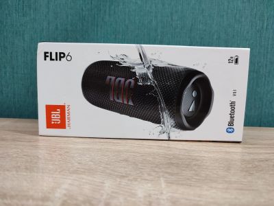 Лот: 20317199. Фото: 1. Колонка JBL Flip 6 Black черная... Портативные, беспроводные колонки