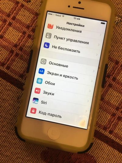 Лот: 8793071. Фото: 1. Бу экран iPhone 5 белый. Защитные стёкла, защитные плёнки