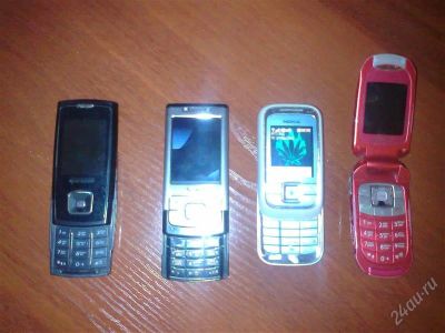 Лот: 808759. Фото: 1. поменяю 4 телефона на nokia смотрю... Кнопочные мобильные телефоны