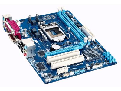 Лот: 15913196. Фото: 1. Материнская плата Gigabyte GA-H61M-S2PV. Материнские платы