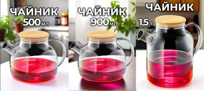 Лот: 25551290. Фото: 1. Чайники заварочные стеклянные... Чайники, заварники, турки