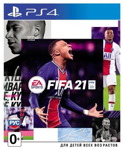 Лот: 17218996. Фото: 1. FIFA 21 PS4 (Диск в идеальном... Игры для консолей