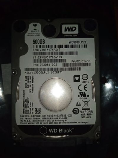 Лот: 19533556. Фото: 1. Western Digital WD5000LPLX 7200rpm. Жёсткие диски