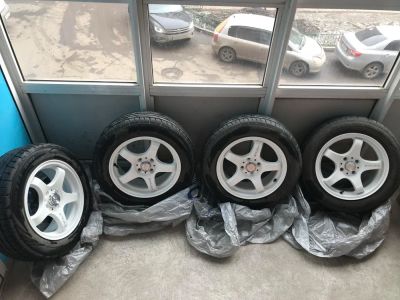 Лот: 11210012. Фото: 1. RR CSS391 r15 4x100 ET38 / Dunlop... Шины на дисках