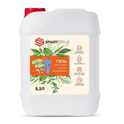 Лот: 24545923. Фото: 1. Гель SMARTSTYLE для стирки сильных... Бытовая химия