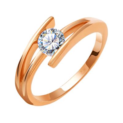 Лот: 23806392. Фото: 1. Кольцо TALANT из золота с бриллиантом. Кольца, перстни