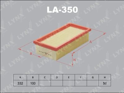 Лот: 13357204. Фото: 1. Lynx LA-350 Воздушный фильтр. Расходные материалы