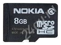 Лот: 287833. Фото: 1. MicroSD 8GB HC 6CLASS. Карты памяти