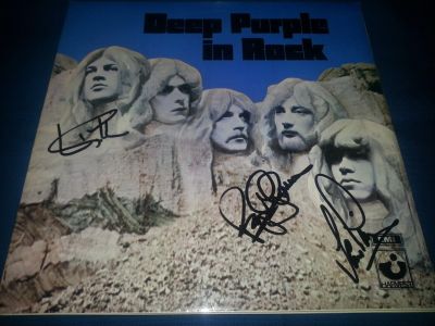 Лот: 12769574. Фото: 1. Deep Purple Original Autographs... Вещи известных людей, автографы