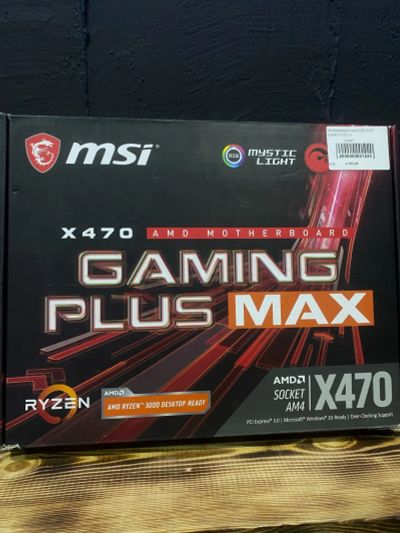 Лот: 18954959. Фото: 1. Материнская плата MSI X470 gaming... Материнские платы