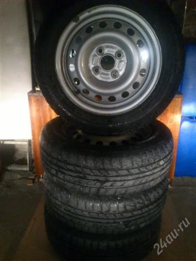 Лот: 2532991. Фото: 1. Летние шины на дисках 185/60 R14. Шины на дисках