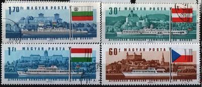 Лот: 6973229. Фото: 1. Венгрия 1965г корабли 4марки. Марки