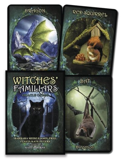 Лот: 21979135. Фото: 1. Карты Таро "Witches Familiars... Талисманы, амулеты, предметы для магии