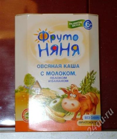 Лот: 618672. Фото: 1. Фруто Няня каша овсянная. Другое (дети растут)