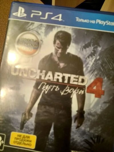 Лот: 12447747. Фото: 1. Uncharted 4 ps4. Игры для консолей