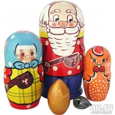 Лот: 9589739. Фото: 1. Матрешка Сказка Курочка Ряба... Развивающие