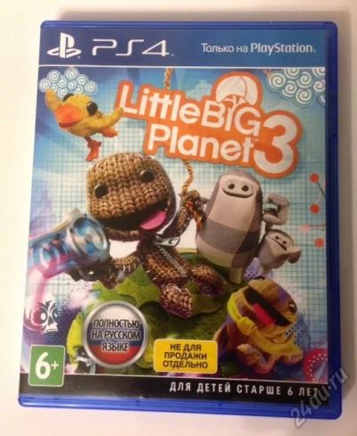 Лот: 5543306. Фото: 1. Диск Little Big Planet 3 для PS4... Игры для консолей