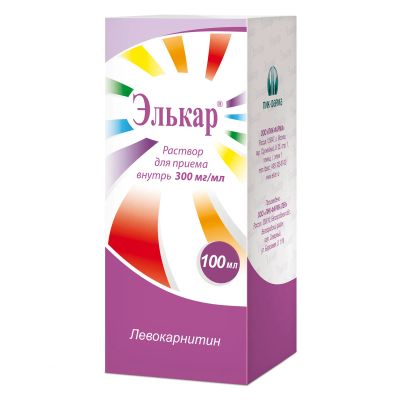 Лот: 23263143. Фото: 1. Элькар р-р для приема внутрь 300мг... Лекарства