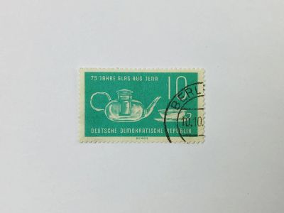 Лот: 23594084. Фото: 1. Немецкое стекло из Йены. Чайная... Марки