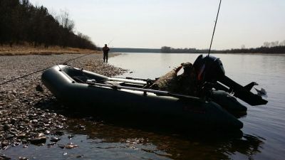 Лот: 7894124. Фото: 1. Лодка ПВХ Лидер Тайга 320 (без... Лодки и катера