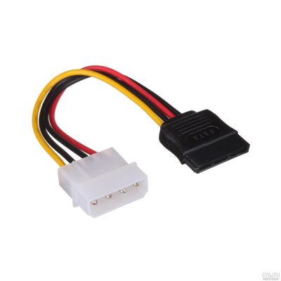 Лот: 4448616. Фото: 1. Кабель Molex to SATA 0,2м VCOM... Шлейфы, кабели, переходники