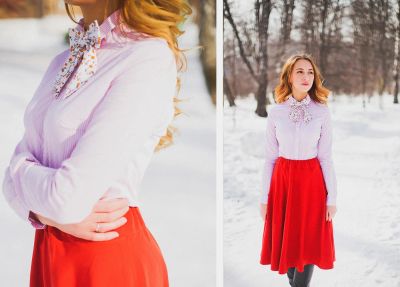 Лот: 7026821. Фото: 1. Весенний комплект 2 Юбка+бабочка... Юбки