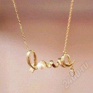 Лот: 2946890. Фото: 1. Подвеска "Love". Кулоны, подвески