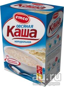 Лот: 13682389. Фото: 1. Каша Эмко овсяная натуральная... Диетическое питание