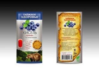 Лот: 7025613. Фото: 1. Кисель "Черника" натуральный алтайский... Чай, кофе, какао