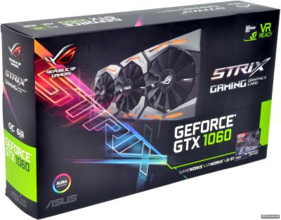 Лот: 19489273. Фото: 1. Видеокарта Asus ROG strix gtx... Видеокарты