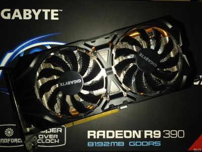 Лот: 15148214. Фото: 1. Gigabyte R9 390 G1 8gb. Видеокарты