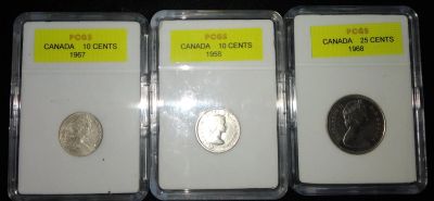 Лот: 11969066. Фото: 1. Канада 3 монеты_2. Америка